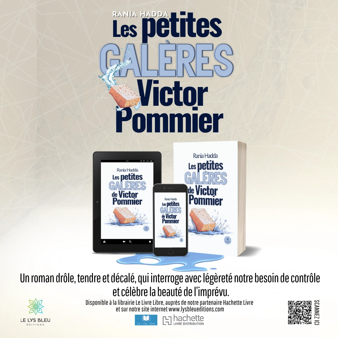 Visuel de promotion du livre Les petites galères de Victor Pommier de Rania Hadda