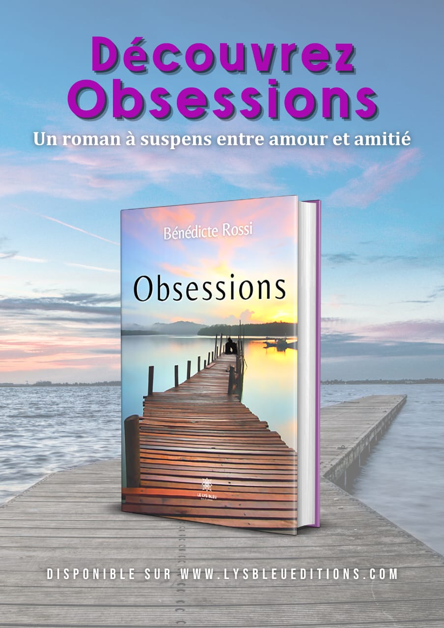 Visuel de promotion du roman Obsessions de Bénédicte Rossi