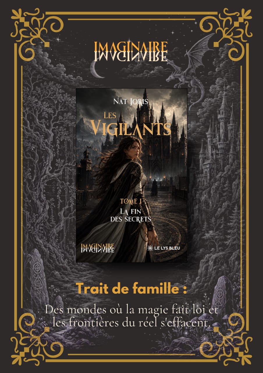 Carte de la collection Imaginaire avec le livre Les Vigilants, tome 1 de Nat Joris