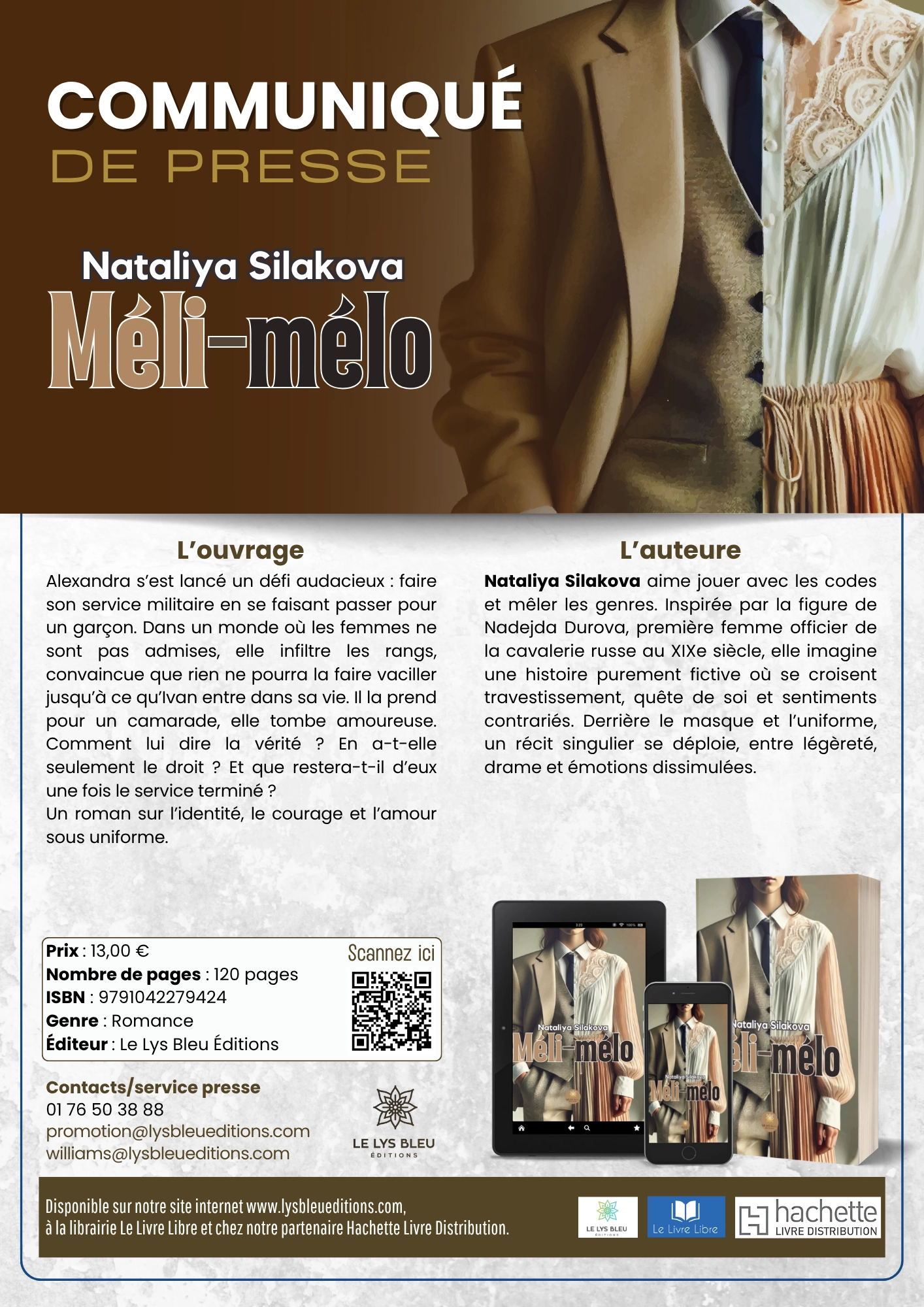 Communiqué de presse pour Méli-mélo de Nataliya Silakova